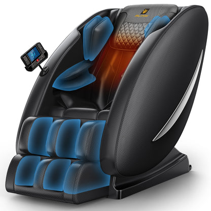 Massage Chair Recliner with Zero Gravity, Full Body Massage Chair with Heating, Bluetooth Speaker, Airbags, Foot Roller