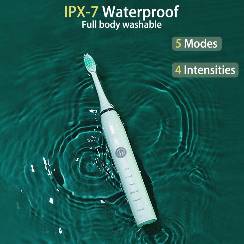 IPX-7 Waterproof Full body washable 5 Modes 4 In