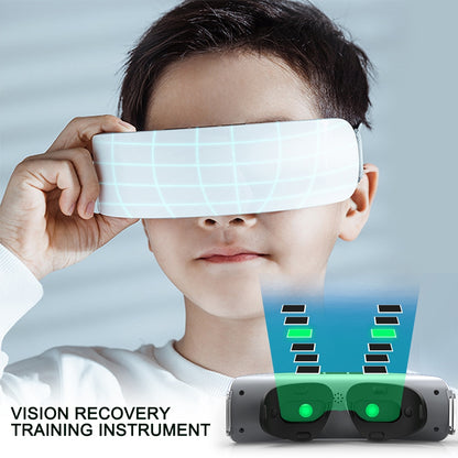 Intelligent Green Light Eye Massager Vision Recovery Training Instrument Ems Digitopressione Protezione degli occhi Bambino Ripristina la miopia