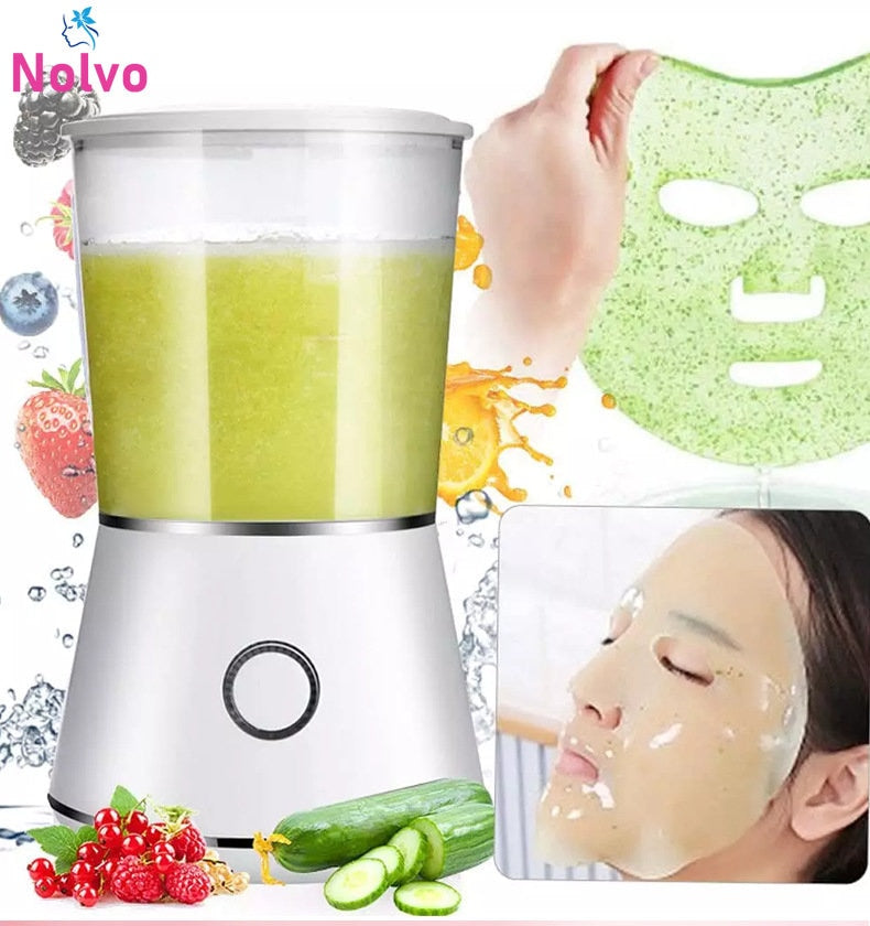 Automatic DIY Fruit Facial Mask Maker Machine Facial Spa Moisturizing Pore Shrinking Mask Beauty Skin Care Beauty Machine