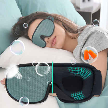 Blocking Light Sleep Eye Mask Soft Padded Travel Shade Cover Rest Relax Sleeping Blindfold Eye Cover Sleep Mask Eyepatch