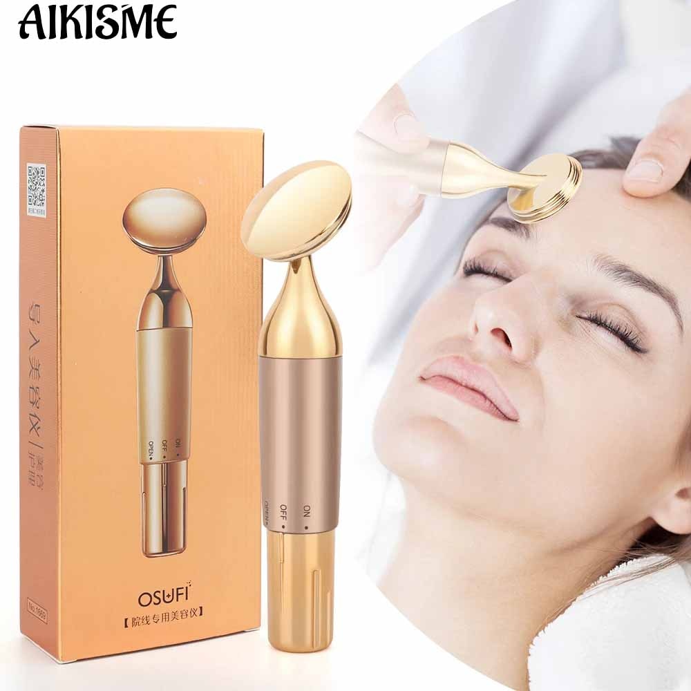 Mini Electric Vibration Eye Massager Anti Aging Wrinkle Dark Circle Removal Thin Face Skin Rejuvenation Pen Beauty Care Tool